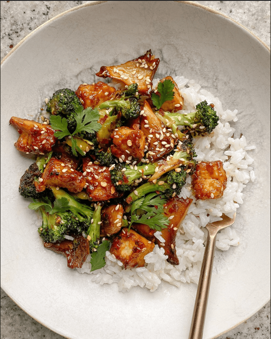 Crispy Tofu and Rice